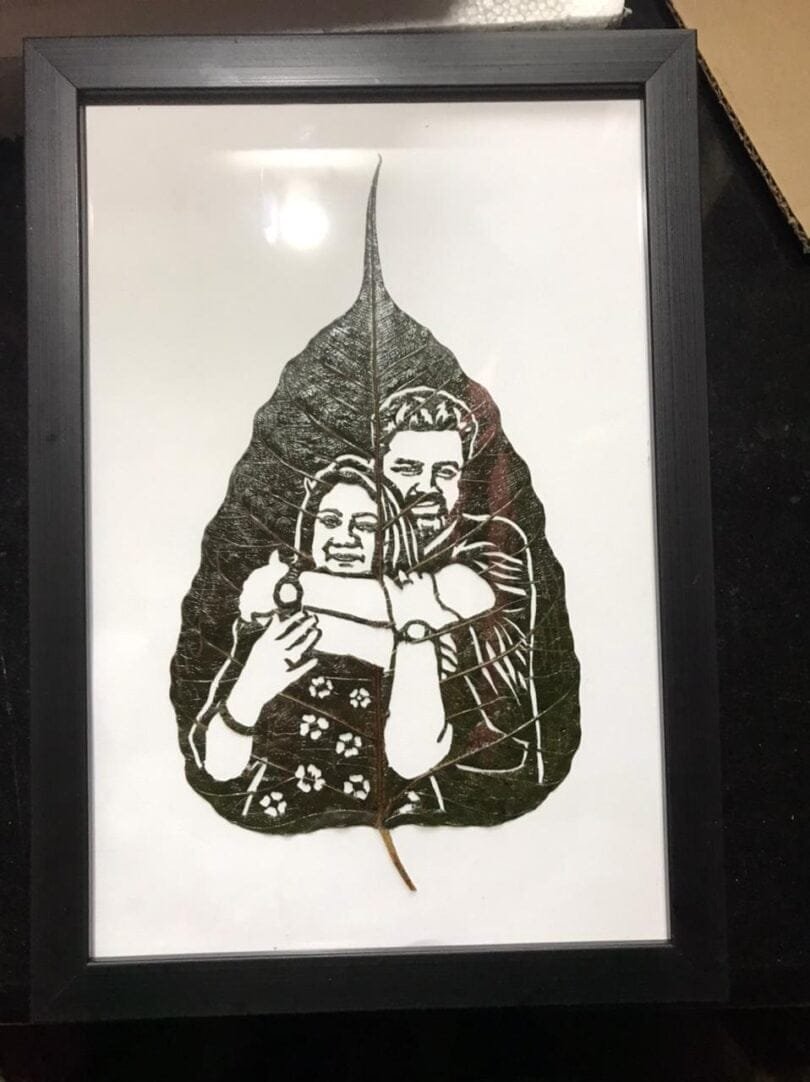 Couple Leaf Art