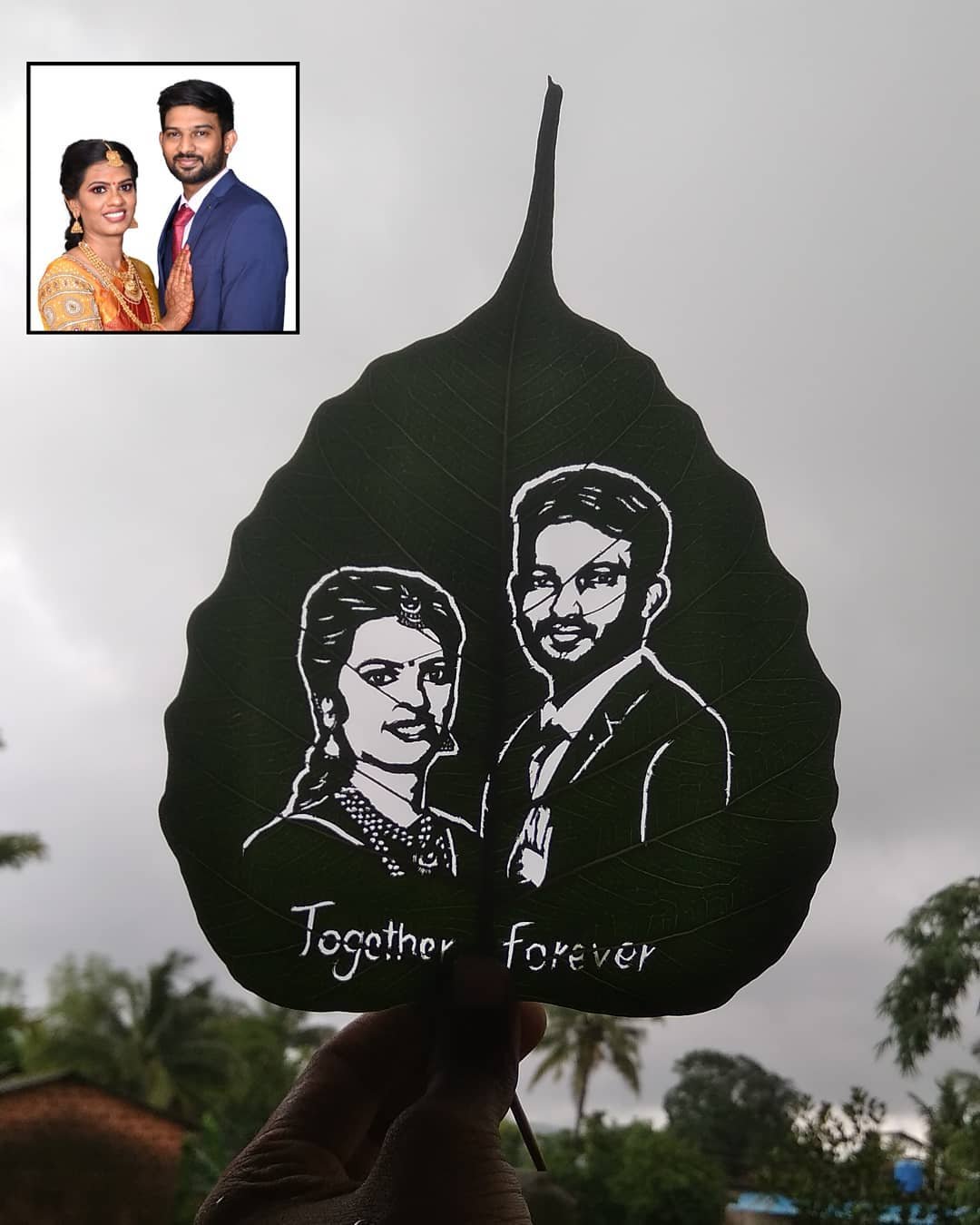 Customised Leaf Art