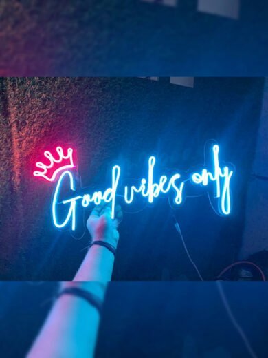 Good Vibes Only Neon Sign