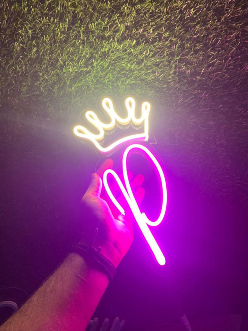 Customised Single Letter Neon Light