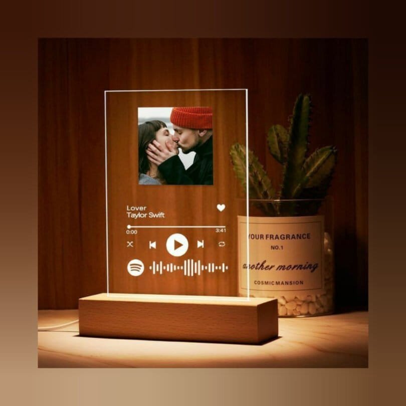 Customised Spotify LED Plaque